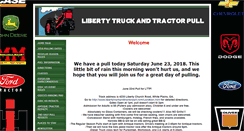 Desktop Screenshot of libertytruckandtractorpull.com